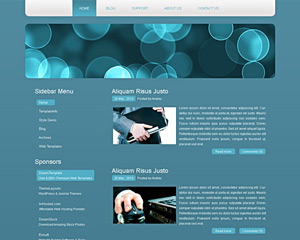 BubbleScribble Website Template