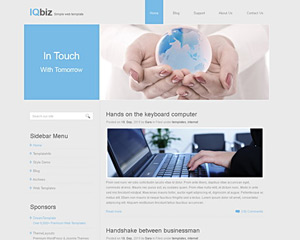 IQbiz Website Template