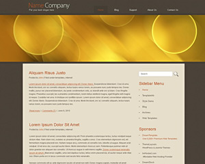 YellowBubbles Website Template